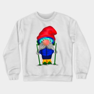 Downhill Gnome Crewneck Sweatshirt